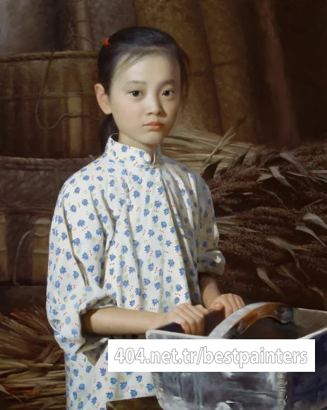 Shen_Han_Wu_A_Girl_in_Barn