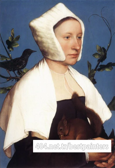 Holbien_the_Younger_Portrait_of_a_Lady_with_a_Squirrel_and_a_Starling