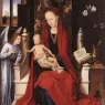 Memling_Hans_Virgin_Enthroned_with_Child_and_Angel_c1480