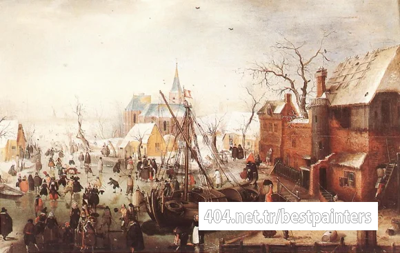 AVERCAMP_Hendrick_Winter_Scene_At_Yselmuiden