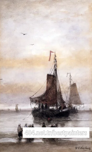 Mesdag_Hendrik_Willem_The_Arrival_Of_The_Fleet