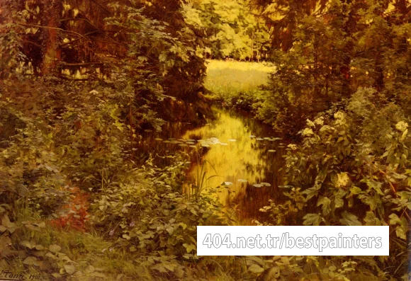 Tanzi_Leon_Louis_Antoine_Clairiere_Dans_Une_Foret
