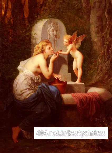 Picou_Henri_Pierre_At_The_Fountain