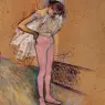 Toulouse_Lautrec_Henri_de_Dancer_Adjusting_Her_Tights