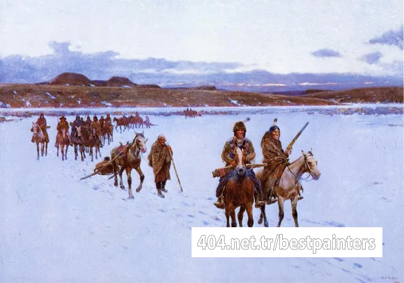 Farney_Henry_F_Departure_for_the_Buffalo_Hunt