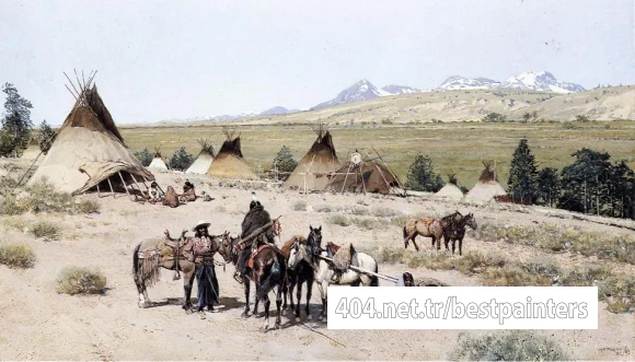 Farney_Henry_F_Indian_Encampment