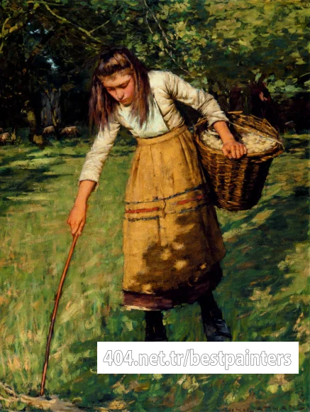 La_Thangue_Henry_Herbert_Gathering_Wool