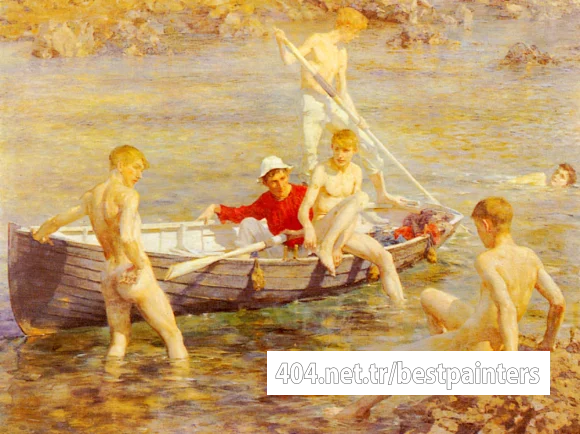 Tuke_Henry_Scott_Ruby_Gold_And_Malachite