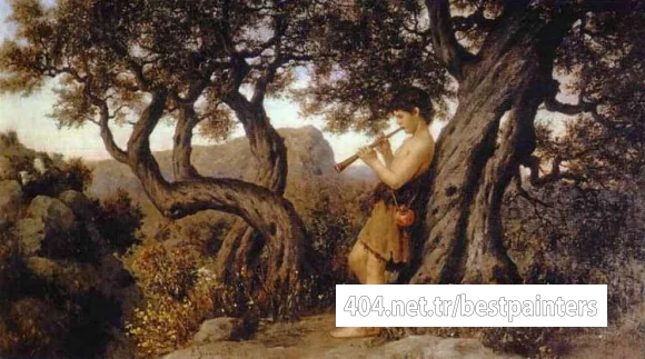 Siemiradzki_Henryk_A_Shepherd_Playing_Flute