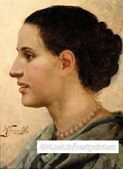 Siemiradzki_Henryk_Portrait_of_a_Young_Woman
