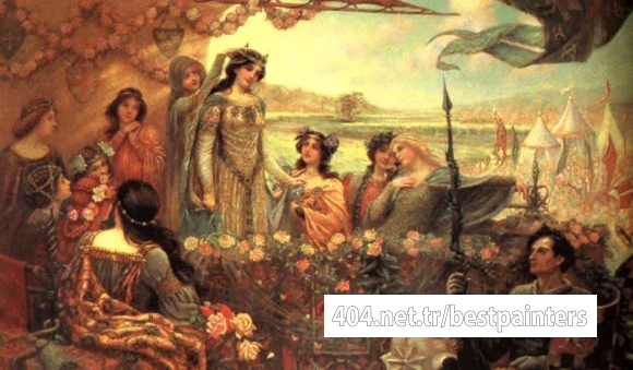 Draper_Herbert_James_Lancelot_and_Guinevere