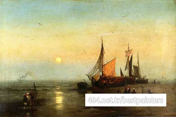 Herzog_Herman_Moonlit_Fishing_Scene