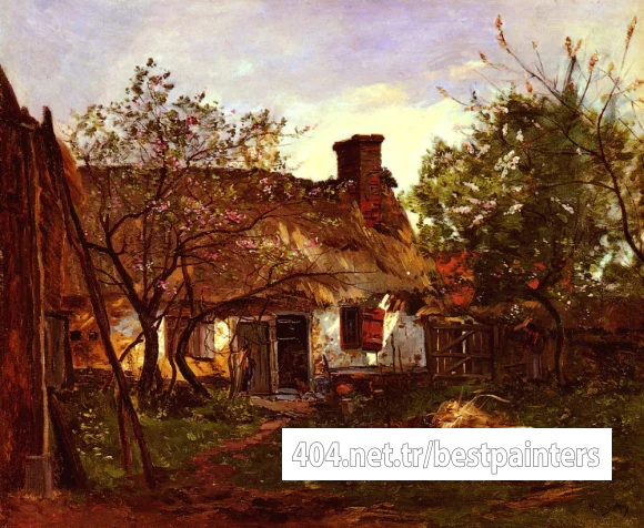 Deply_Hippolyte_Camille_La_Chaumiere_A_Berneval