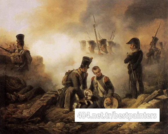 VERNET_Horace_The_Dog_Of_The_Regiment_Wounded