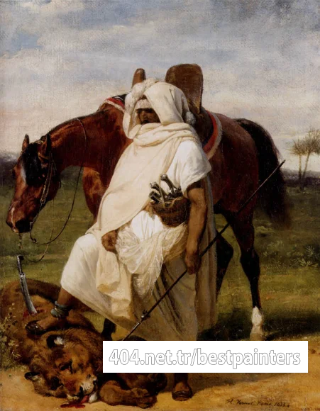 Vernet_Emile_Jean_Horace_The_Lion_Hunter
