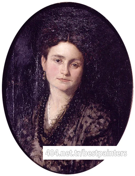 Camarlench_Ignacio_Pinazo_Retrato_de_Dona_Teresa_Martinez_esposa_del_pintor