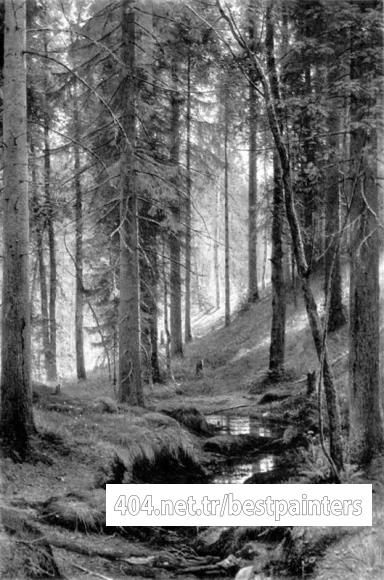 Shishkin_Ivan_Stream_by_a_Forest_Slope