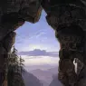 SCHINKEL_Karl_Friedrich_The_gate_In_The_Rocks