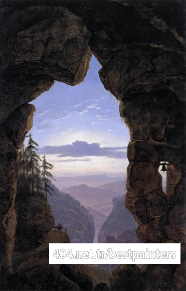 SCHINKEL_Karl_Friedrich_The_gate_In_The_Rocks
