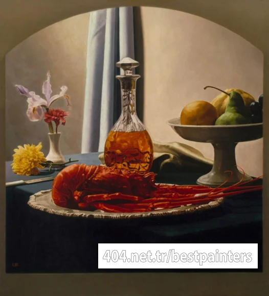 Luis_Jose_Estremadoyro_Still_Life_with_Bourbon_and_Lobster