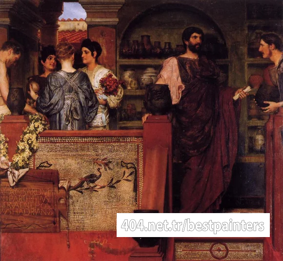 Alma_Tadema_Hadrian_Visiting_a_Romano_British_Pottery