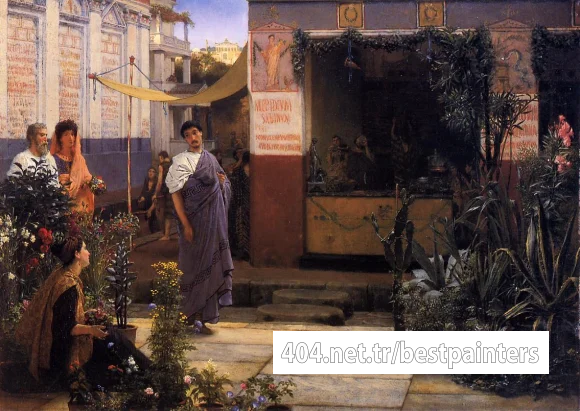 Alma_Tadema_The_Flower_Market