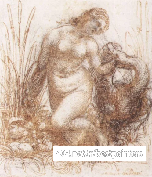 Leonardo_da_Vinci_Study_for_a_kneeling_Leda