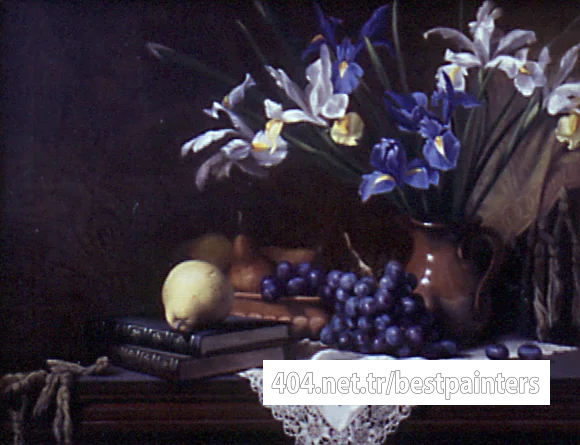 Still_Life_with_Irises_and_Grapes