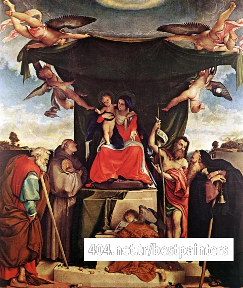 Lotto_Lorenzo_Madonna_and_Child_with_Saints_1521