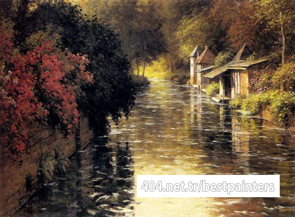 Knight_Louis_Aston_A_French_River_Landscape