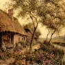 Knight_Louis_Aston_Cottages_Beside_A_River