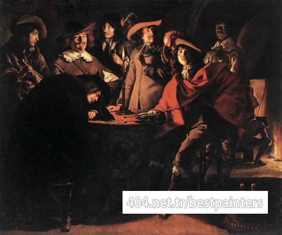 Le_Nain_Louis_Smokers_In_An_Interior