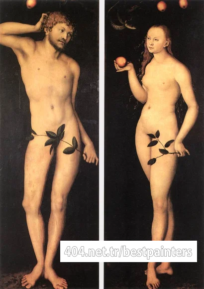 CRANACH_Lucas_the_Elder_Adam_And_Eve_1528