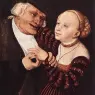 CRANACH_Lucas_the_Elder_Old_Man_And_Young_Woman