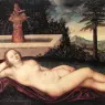 CRANACH_Lucas_the_Elder_Reclining_River_Nymph_At_The_Fountain