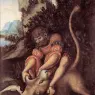 CRANACH_Lucas_the_Elder_Samsons_Fight_With_The_Lion