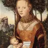 CRANACH_Lucas_the_Elder_Young_Mother_And_Child
