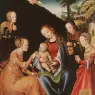 CRANACH_Lucas_the_Elder_the_Mystic_Marriage_Of_St_Catherine