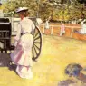 Rousseau_Marguerite_An_Elegant_Lady_Entering_A_Coach