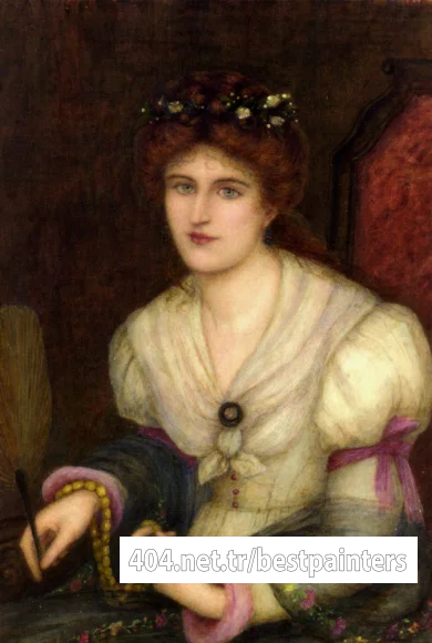 Stillman_Marie_Spartali_Self_portrait