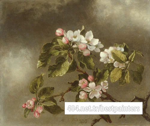 Heade_Martin_Johnson_Hummingbird_And_Apple_Blossoms