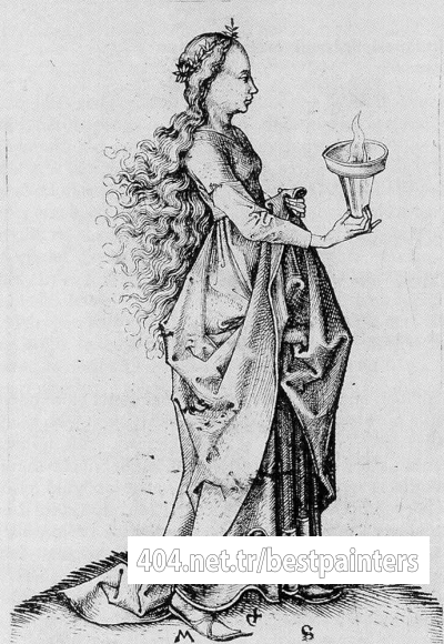 SCHONGAUER_Martin_The_Fifth_Wise_Virgin