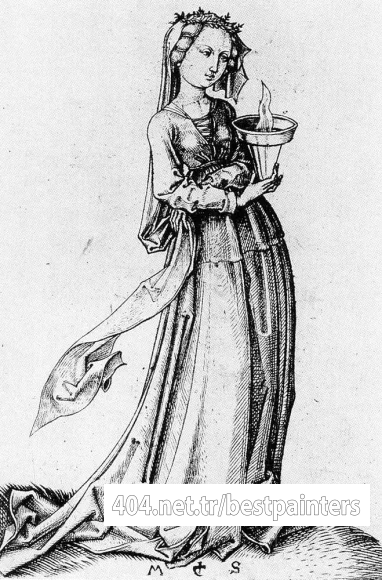 SCHONGAUER_Martin_The_Fourth_Wise_Virgin