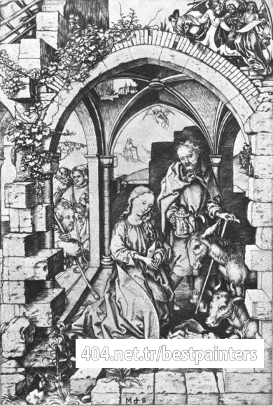 SCHONGAUER_Martin_The_Nativity