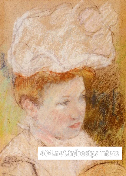 Cassatt_Mary_Leontine_in_a_Pink_Fluffy_Hat