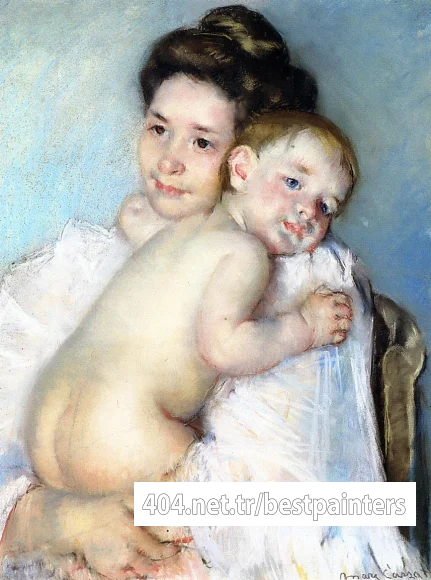 Cassatt_Mary_Mother_Berthe_Holding_Her_Baby