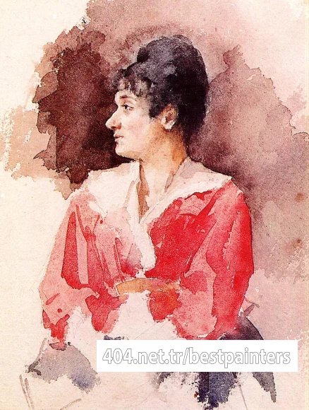 Cassatt_Mary_Profile_of_an_Italian_Woman