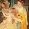 Cassatt_Mary_Mother_Wearing_A_Sunflower_On_Her_Dress