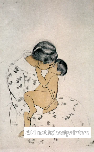 Cassatt_Mary_Mothers_Kiss_1891