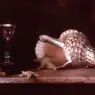 Still_Life_with_Conch_Shell_Starfish_and_a_Glass_of_Wine